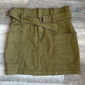 Wild Fable paper bag mini skirt